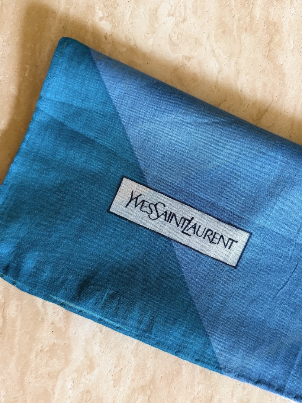 Vintage YSL Cotton Handkerchief